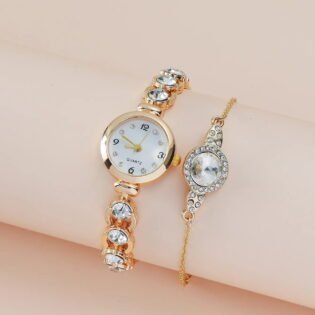 Classic watch for women with bracelet