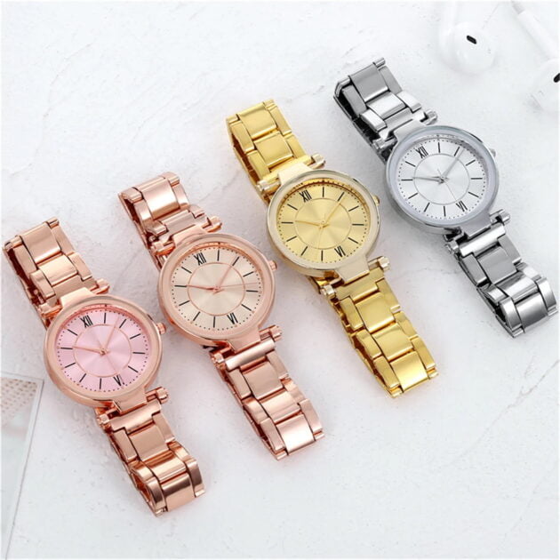 Casual Ladies Watch with Stainless Steel Watch
